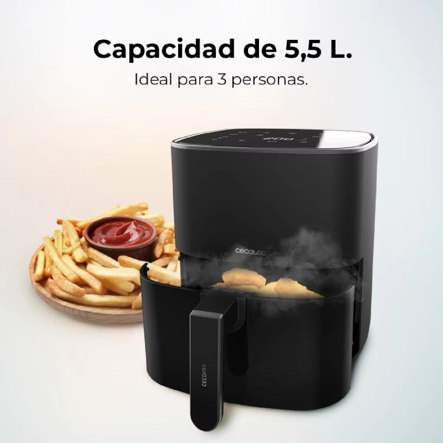 Oil Free Fryer Air Fryer Cecofry Fantastik 5500